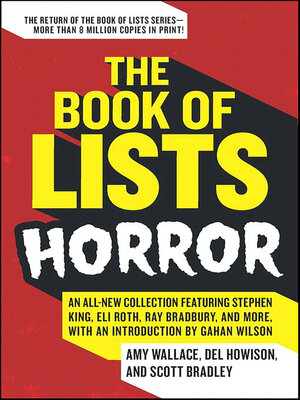 cover image of The Book of Lists: Horror